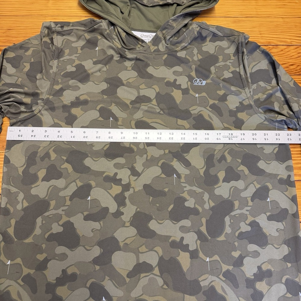 Good Good Golf Performance Hoodie Camo Large Mens Fighting For Par - Picture 5 of 9
